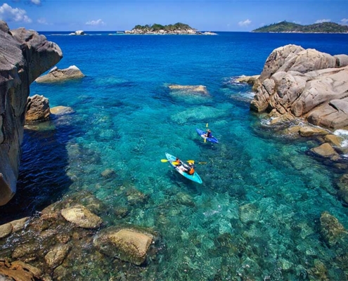 six-senses-felicite-seychelles-kayaking-to-koko-island six-senses-felicite-seychelles-kayaking-to-koko-island